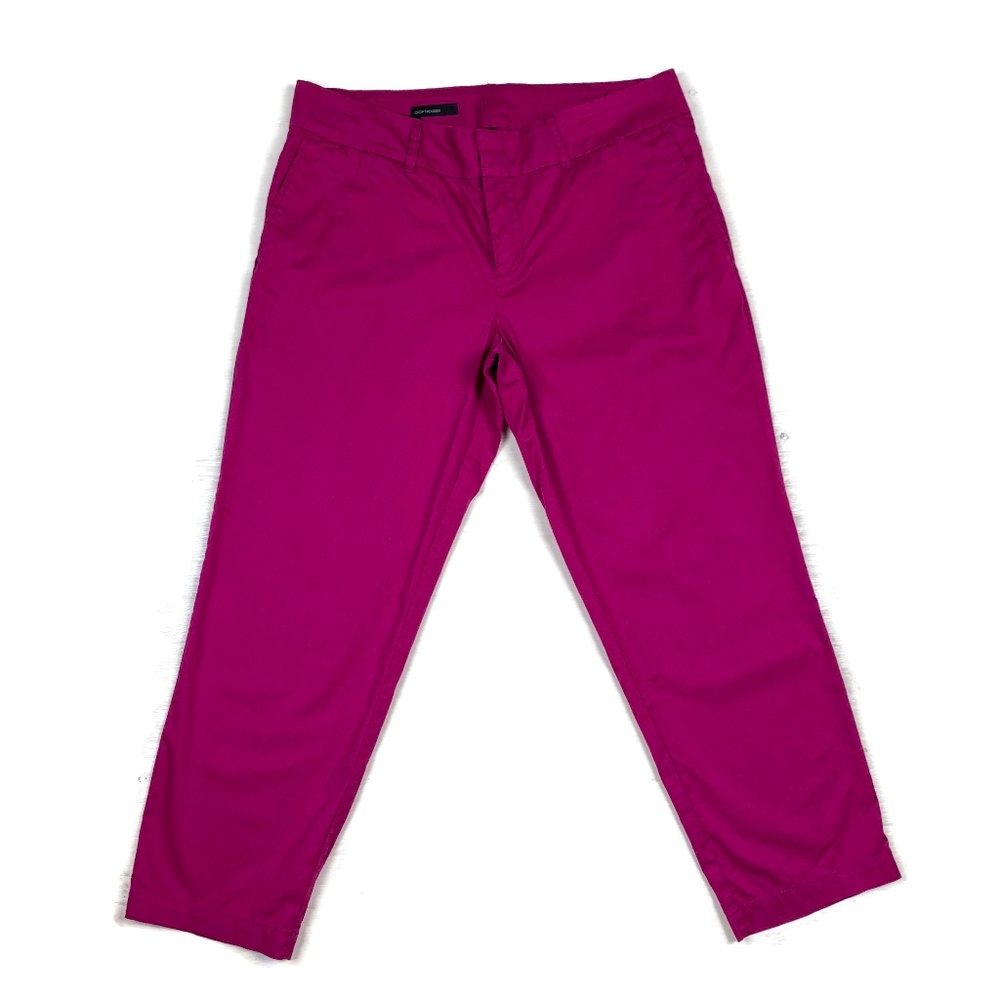 Women's Magenta Stretch Ankle Pants